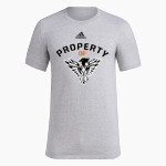 HORACE HOWARD FURNESS HIGH SCHOOL FALCONS <span class="pdp-name-mascot">HORACE HOWARD FURNESS FALCONS</span> adidas Men's Short-Sleeve Pre-Game Badge of Sport Tee Front Thumbnail