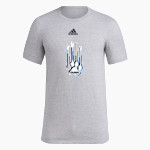 Janesville Craig Cougars adidas Men's Short-Sleeve Pre-Game Badge of Sport Tee Front Thumbnail