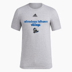 Winnebago Lutheran Vikings Online Store adidas Men's Short-Sleeve Pre-Game Badge of Sport Tee Front Thumbnail