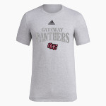 GATEWAY HIGH SCHOOL PANTHERS adidas Men's Short-Sleeve Pre-Game Badge of Sport Tee Front Thumbnail