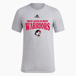 DEER CREEK SCHOOL WARRIORS <span class="pdp-name-mascot">DEER CREEK WARRIORS</span> adidas Men's Short-Sleeve Pre-Game Badge of Sport Tee Front Thumbnail