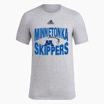 Minnetonka Skippers adidas Men's Short-Sleeve Pre-Game Badge of Sport Tee Front Thumbnail
