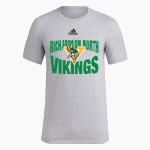 Richardson North Vikings <span class="pdp-name-mascot">Richardson North Vikings</span> adidas Men's Short-Sleeve Pre-Game Badge of Sport Tee Front Thumbnail