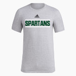 Calvary Christian Spartans <span class="pdp-name-mascot">Calvary Christian Spartans</span> adidas Men's Short-Sleeve Pre-Game Badge of Sport Tee Front Thumbnail
