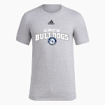 CRCS Bulldogs adidas Men's Short-Sleeve Pre-Game Badge of Sport Tee Front Thumbnail