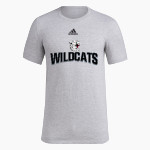 NORTHERN HEIGHTS HIGH SCHOOL WILDCATS <span class="pdp-name-mascot">NORTHERN HEIGHTS WILDCATS</span> adidas Men's Pre-Game Badge of Sport Short Sleeve Tee Front Thumbnail