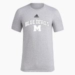 Marietta Blue Devils <span class="pdp-name-mascot">Marietta Blue Devils</span> adidas Men's Short-Sleeve Pre-Game Badge of Sport Tee Front Thumbnail