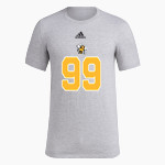Solon Robinson Elementary Stingers adidas Men's Short-Sleeve Pre-Game Badge of Sport Tee Front Thumbnail