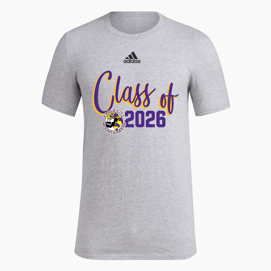 FALLS CITY HIGH SCHOOL MOUNTAINEERS <span class="pdp-name-mascot">FALLS CITY MOUNTAINEERS</span> adidas Men's Pre-Game Badge of Sport Short Sleeve Tee