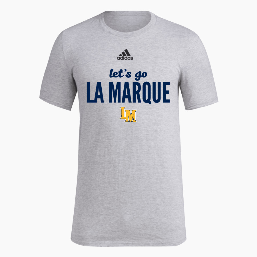 LA MARQUE HIGH SCHOOL COUGARS <span class="pdp-name-mascot">LA MARQUE COUGARS</span> adidas Men's Pre-Game Badge of Sport Short Sleeve Tee