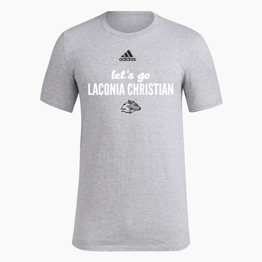 Laconia Christian Academy Timberwolves adidas Men's Short-Sleeve Pre-Game Badge of Sport Tee