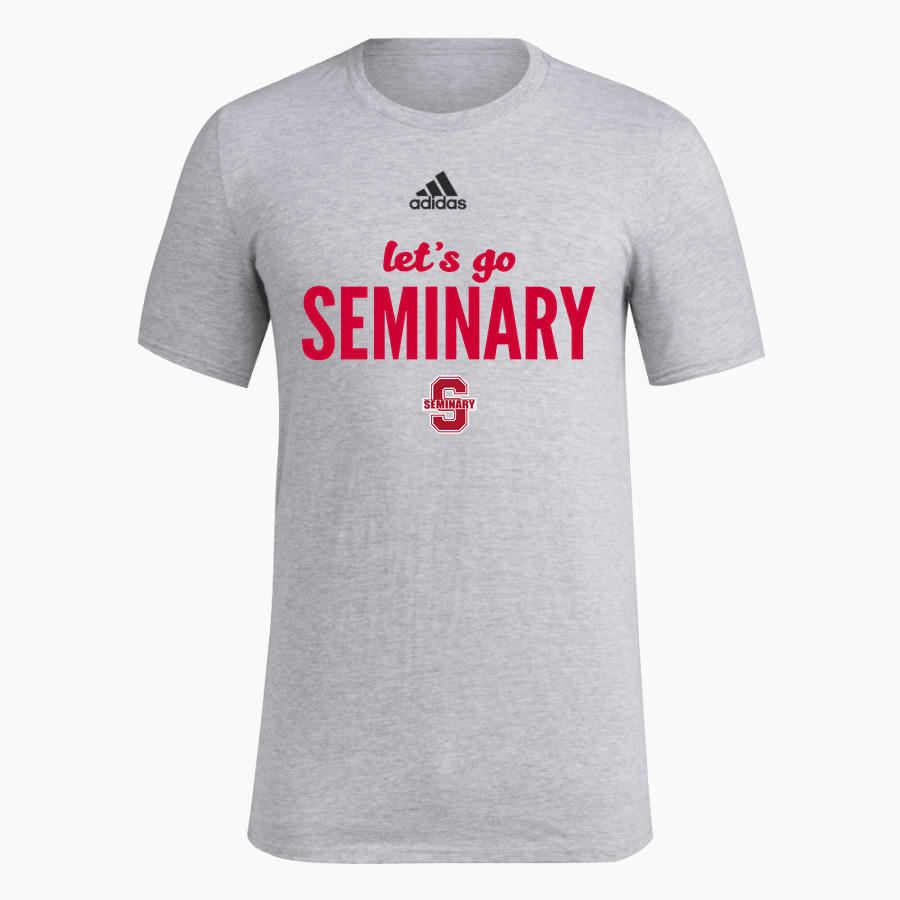 Seminary Cardinals <span class="pdp-name-mascot">Seminary Cardinals</span> adidas Men's Short-Sleeve Pre-Game Badge of Sport Tee