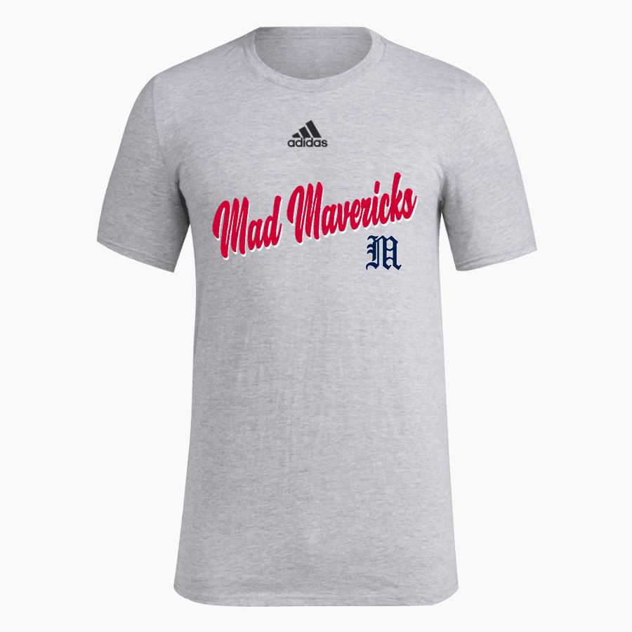 M.A.D Mavericks OFFICIAL ONLINE STORE adidas Men's Short-Sleeve Pre-Game Badge of Sport Tee