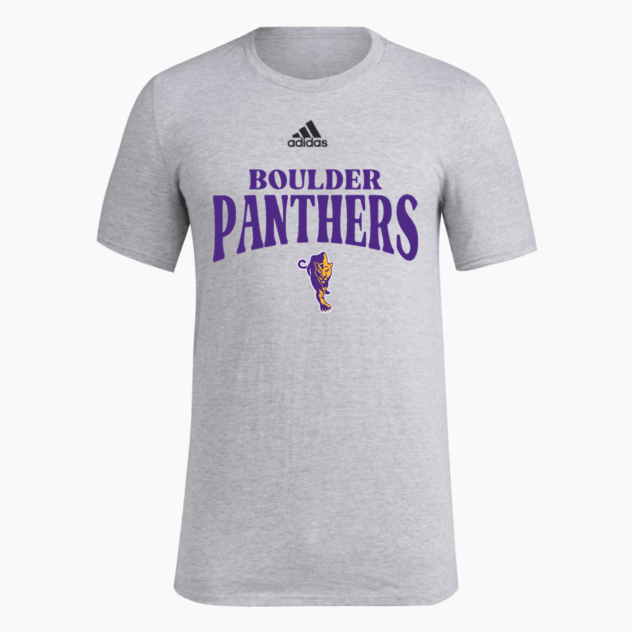BOULDER HIGH SCHOOL PANTHERS <span class="pdp-name-mascot">BOULDER PANTHERS</span> adidas Men's Pre-Game Badge of Sport Short Sleeve Tee