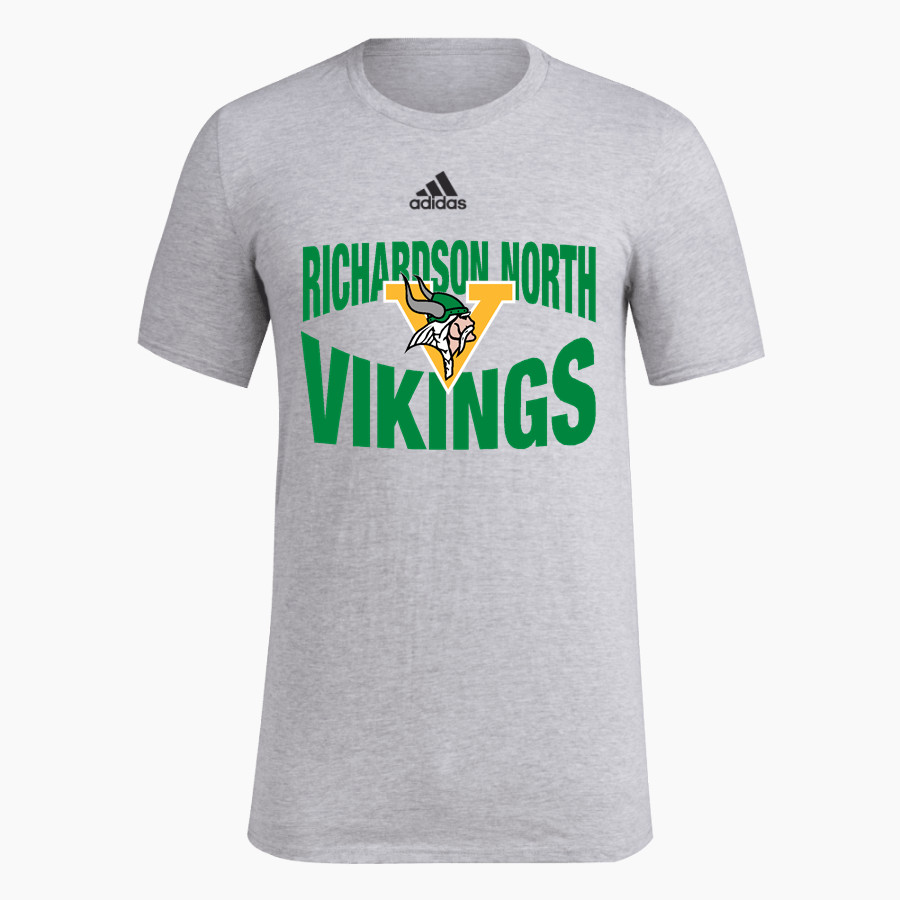 Richardson North Vikings <span class="pdp-name-mascot">Richardson North Vikings</span> adidas Men's Short-Sleeve Pre-Game Badge of Sport Tee