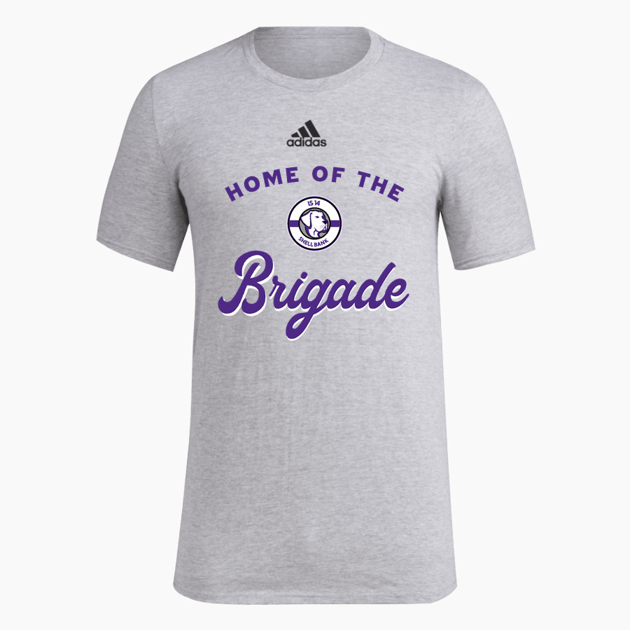 Shell Bank Brigade <span class="pdp-name-mascot">Shell Bank P771K@014 Labradors</span> adidas Men's Short-Sleeve Pre-Game Badge of Sport Tee