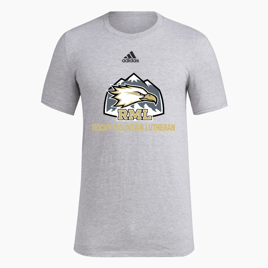 ROCKY MOUNTAIN LUTHERAN HIGH SCHOOL EAGLES <span class="pdp-name-mascot">Rocky Mountain EAGLES</span> adidas Men's Pre-Game Badge of Sport Short Sleeve Tee