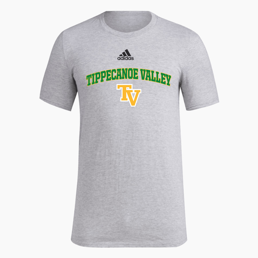TIPPECANOE VALLEY HIGH SCHOOL Vikings Online Store <span class="pdp-name-mascot">TIPPECANOE VALLEY VIKINGS</span> adidas Men's Pre-Game Badge of Sport Short Sleeve Tee