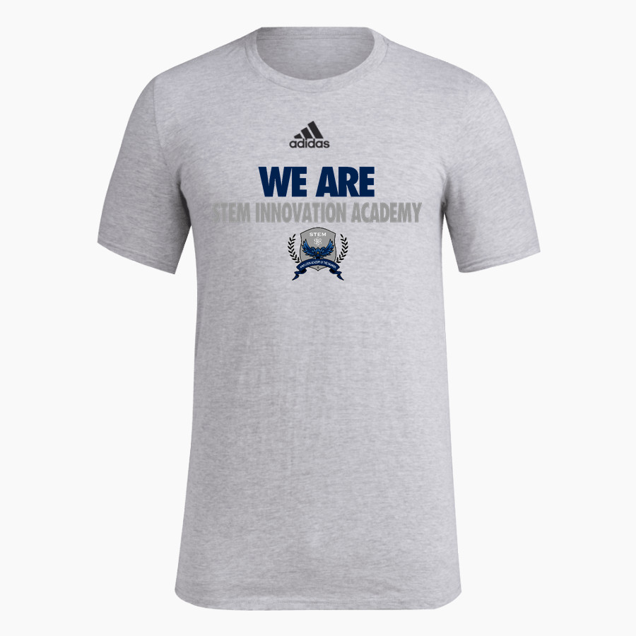 STEM Innovation Academy of the Oranges we rise together <span class="pdp-name-mascot">STEM Phoenix</span> adidas Men's Pre-Game Badge of Sport Short Sleeve Tee
