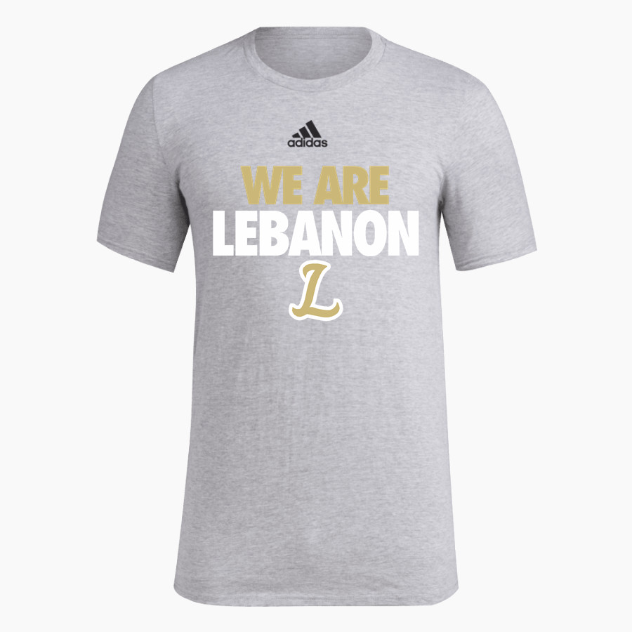 Lebanon Tigers <span class="pdp-name-mascot">Lebanon Tigers</span> adidas Men's Short-Sleeve Pre-Game Badge of Sport Tee