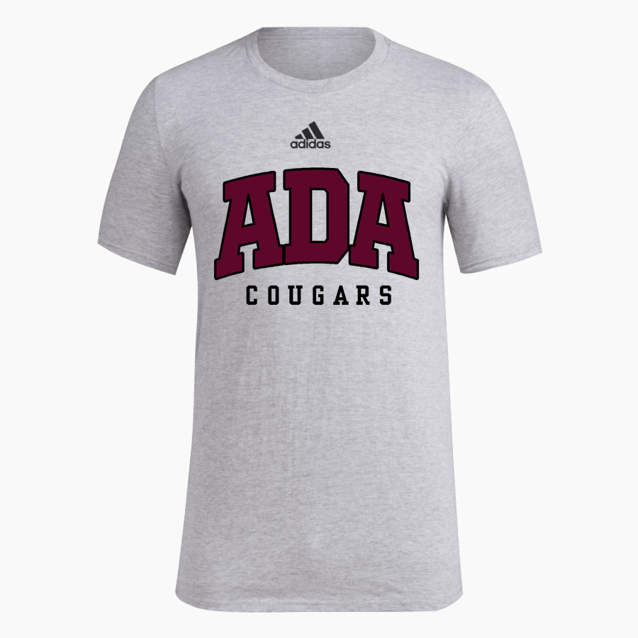 ADA HIGH SCHOOL COUGARS adidas Men's Short-Sleeve Pre-Game Badge of Sport Tee