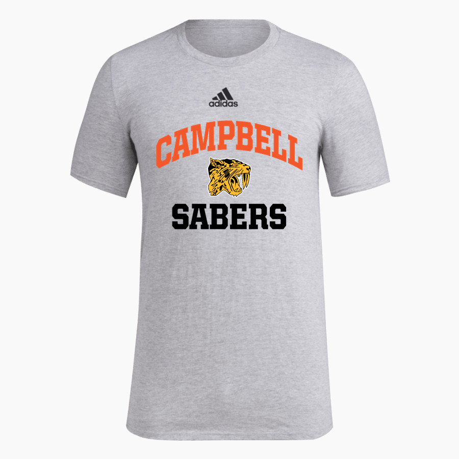 Campbell Sabers adidas Men's Short-Sleeve Pre-Game Badge of Sport Tee