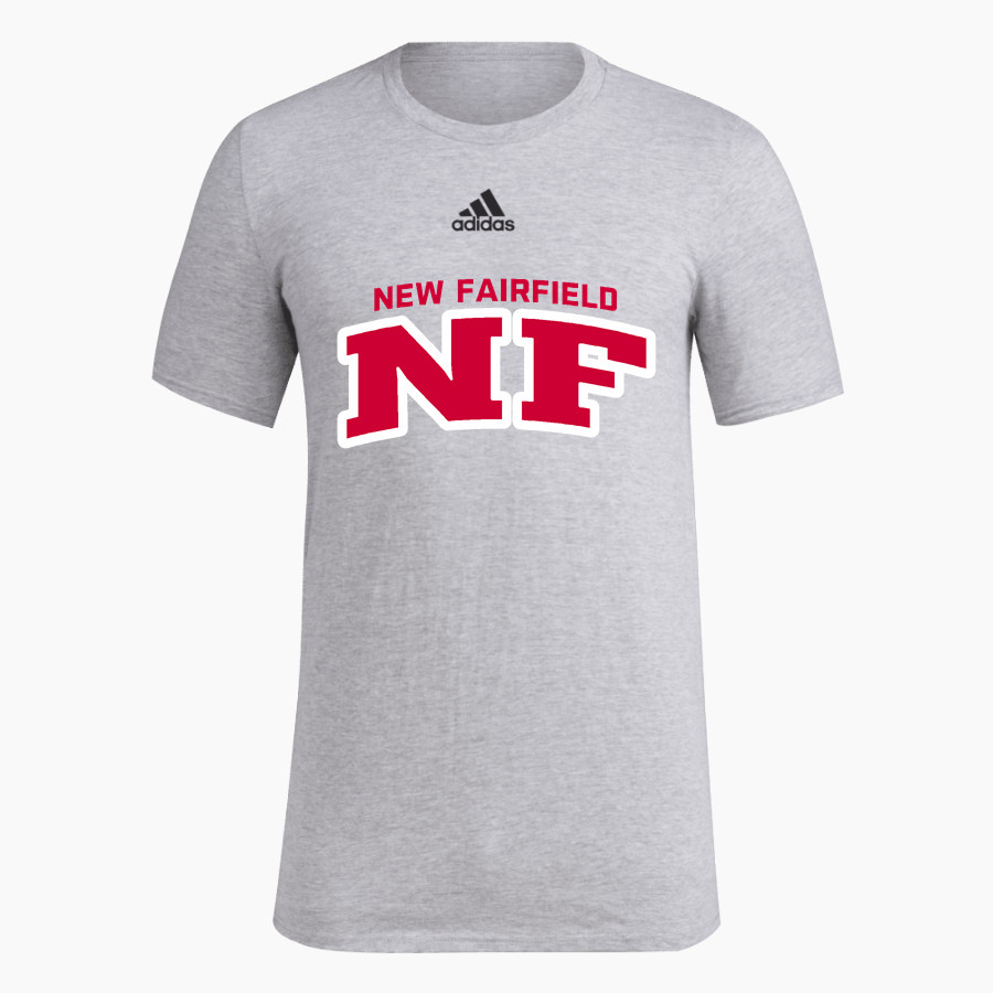New Fairfield Nf <span class="pdp-name-mascot">New Fairfield Nf</span> adidas Men's Pre-Game Badge of Sport Short Sleeve Tee