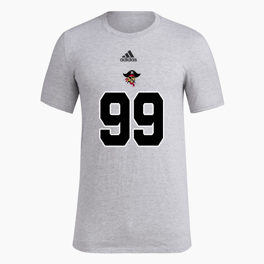 West Carrollton Pirates <span class="pdp-name-mascot">West Carrollton Pirates</span> adidas Men's Short-Sleeve Pre-Game Badge of Sport Tee