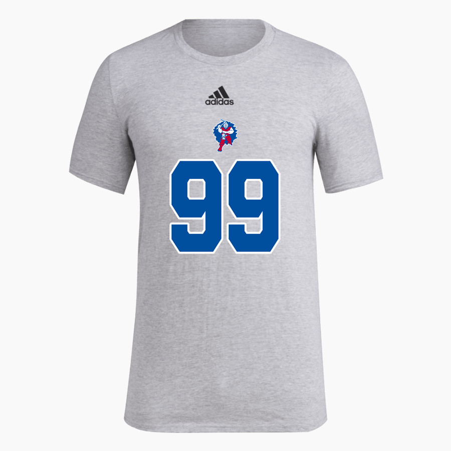 LINTON-STOCKTON HIGH SCHOOL MINERS <span class="pdp-name-mascot">LINTON - STOCKTON MINERS</span> adidas Men's Pre-Game Badge of Sport Short Sleeve Tee