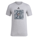 EDMOND MEMORIAL HIGH SCHOOL BULLDOGS <span class="pdp-name-mascot">EDMOND MEMORIAL BULLDOGS</span> adidas Men's Pre-Game Badge of Sport Short Sleeve Tee Front Thumbnail