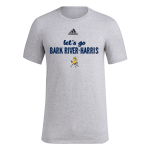 Bark River-Harris Broncos <span class="pdp-name-mascot">Bark-River Harris High School Broncos</span> adidas Men's Pre-Game Badge of Sport Short Sleeve Tee Front Thumbnail