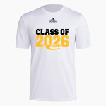 CABRILLO HIGH SCHOOL CONQUISTADORES adidas Men's Short-Sleeve Pre-Game Badge of Sport Tee Front Thumbnail