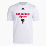 SAN MIGUEL HIGH SCHOOL VIPERS <span class="pdp-name-mascot">SAN MIGUEL VIPERS</span> adidas Men's Pre-Game Badge of Sport Short Sleeve Tee Front Thumbnail