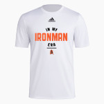 MANCELONA HIGH SCHOOL IRONMEN <span class="pdp-name-mascot">MANCELONA IRONMEN</span> adidas Men's Pre-Game Badge of Sport Short Sleeve Tee Front Thumbnail