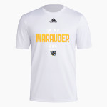 Waipahu Marauders <span class="pdp-name-mascot">Waipahu Marauders</span> adidas Men's Short-Sleeve Pre-Game Badge of Sport Tee Front Thumbnail