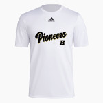 Boonville Pioneers <span class="pdp-name-mascot">Boonville Pioneers</span> adidas Men's Short-Sleeve Pre-Game Badge of Sport Tee Front Thumbnail