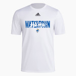 WATERTOWN HIGH SCHOOL GOSLINGS adidas Men's Short-Sleeve Pre-Game Badge of Sport Tee Front Thumbnail
