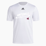 Whitehall Railroaders <span class="pdp-name-mascot">Whitehall Railroaders</span> adidas Men's Short-Sleeve Pre-Game Badge of Sport Tee Front Thumbnail