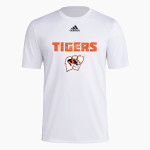 WIGGINS TIGERS The Official Online Store <span class="pdp-name-mascot">WIGGINS TIGERS</span> adidas Men's Pre-Game Badge of Sport Short Sleeve Tee Front Thumbnail