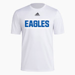 St John's Lutheran Eagles <span class="pdp-name-mascot">St John Lutheran School Eagles</span> adidas Men's Pre-Game Badge of Sport Short Sleeve Tee Front Thumbnail