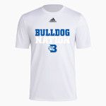 BANDERA HIGH SCHOOL BULLDOGS adidas Men's Short-Sleeve Pre-Game Badge of Sport Tee Front Thumbnail