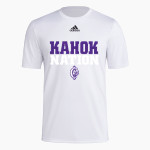 Collinsville Kahoks adidas Men's Short-Sleeve Pre-Game Badge of Sport Tee Front Thumbnail