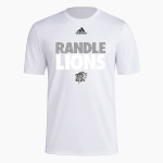 Dr. Thomas Randle Lions <span class="pdp-name-mascot">Thomas Randle HS Lions</span> adidas Men's Pre-Game Badge of Sport Short Sleeve Tee Front Thumbnail