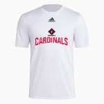 SETON CATHOLIC HIGH SCHOOL CARDINALS <span class="pdp-name-mascot">SETON CARDINALS</span> adidas Men's Pre-Game Badge of Sport Short Sleeve Tee Front Thumbnail