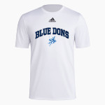 MADONNA HIGH SCHOOL BLUE DONS <span class="pdp-name-mascot">MADONNA BLUE DONS</span> adidas Men's Pre-Game Badge of Sport Short Sleeve Tee Front Thumbnail