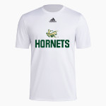 MINERAL SPRINGS HIGH SCHOOL HORNETS <span class="pdp-name-mascot">MINERAL SPRINGS HORNETS</span> adidas Men's Short-Sleeve Pre-Game Badge of Sport Tee Front Thumbnail