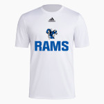 Good Shepherd Rams <span class="pdp-name-mascot">Good Shepherd School Rams</span> adidas Men's Pre-Game Badge of Sport Short Sleeve Tee Front Thumbnail
