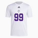 Bergman Dolphins adidas Men's Short-Sleeve Pre-Game Badge of Sport Tee Front Thumbnail