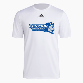 adidas Men's Short-Sleeve Pre-Game Badge of Sport Tee