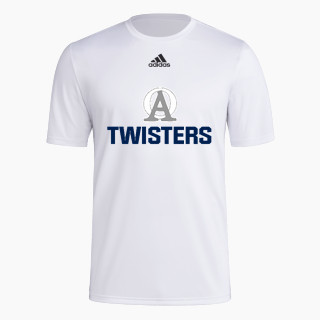 adidas Men's Short-Sleeve Pre-Game Badge of Sport Tee